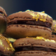 John’s dark chocolate macarons
